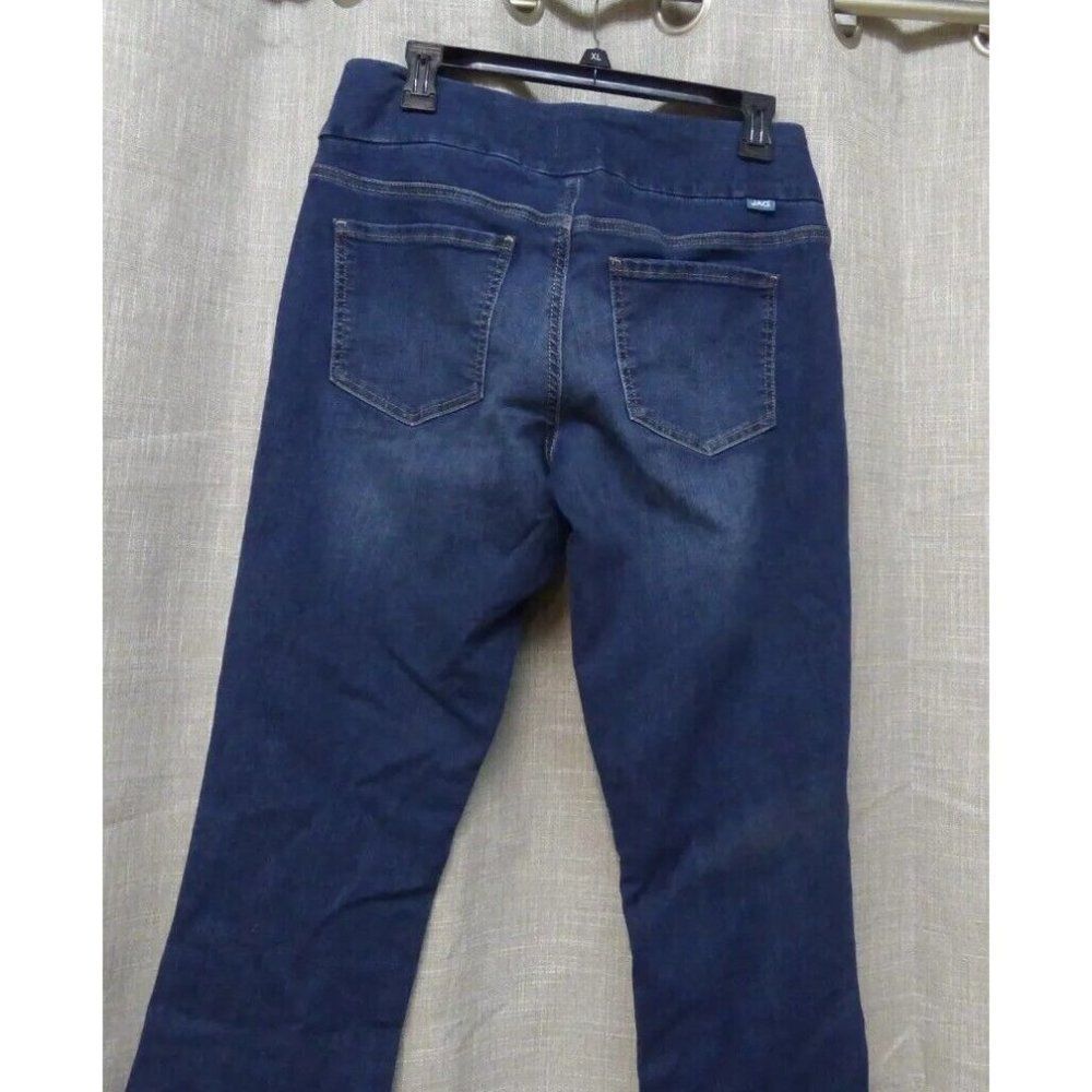 JAG Jeans Paley Pull-On Bootcut Jeans, Size 6, Dark Wash - Picture 5 of 11